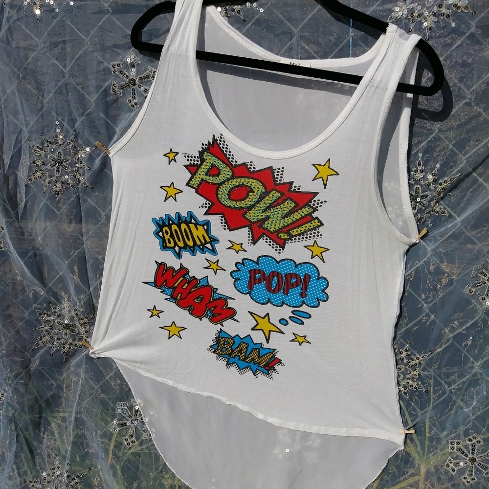 Comic book blouse